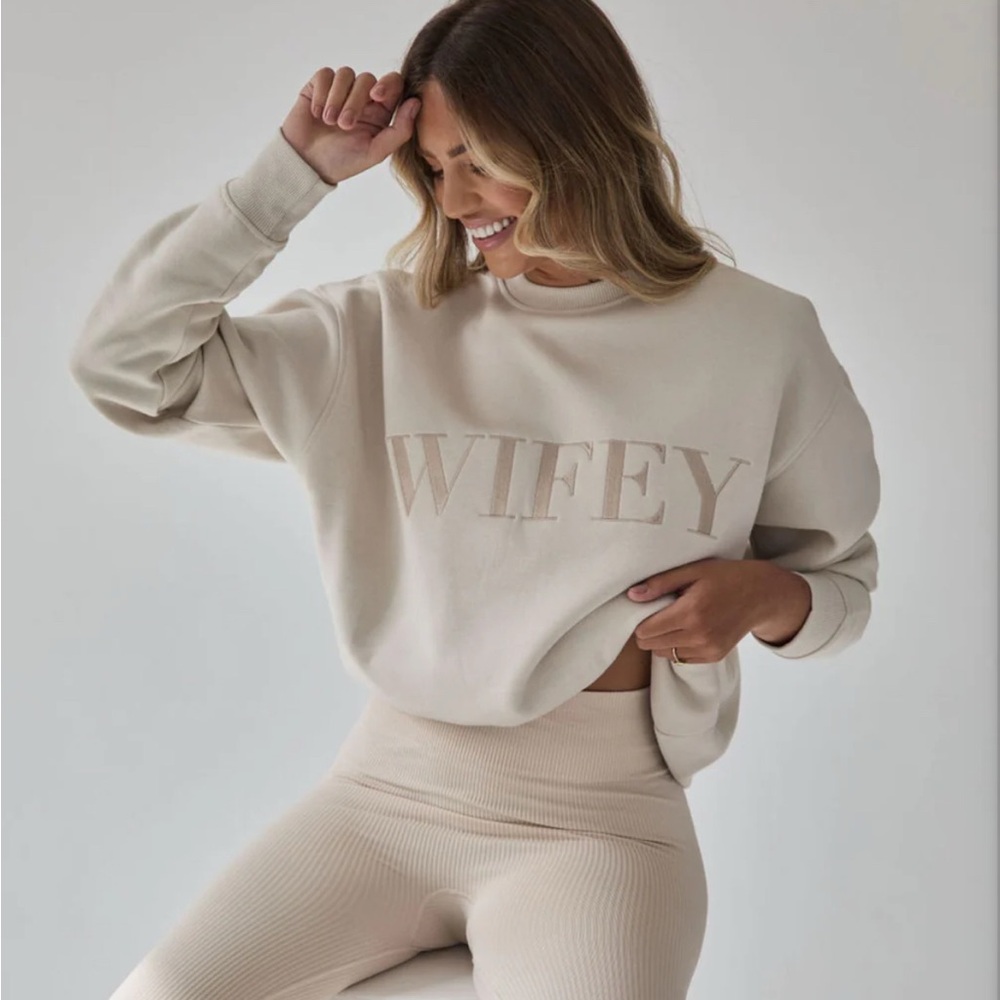 Six Stories Wifey Crewneck Sweatshirt